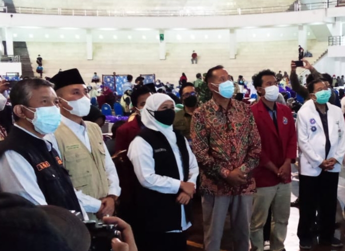Vaksinasi Nakes Tahap 3 dan Difabel di Jatim Dimulai dari Kota Malang