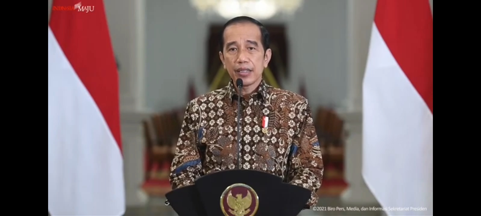 Presiden Jokowi Umumkan Aglomerasi Malang Raya Turun Level 3