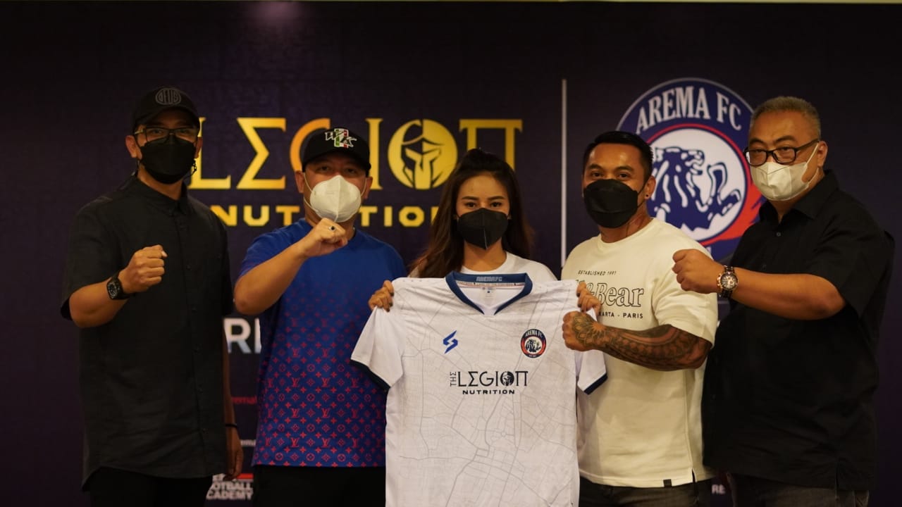 The Legion Nutrition Jadi Sponsor Utama Arema FC