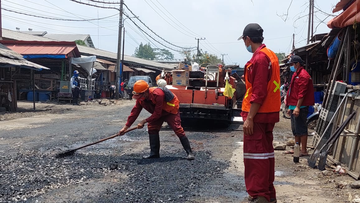 Dinas PUPRPKP Kota Malang Kebut Perbaikan Jalan Sebelum Lebaran