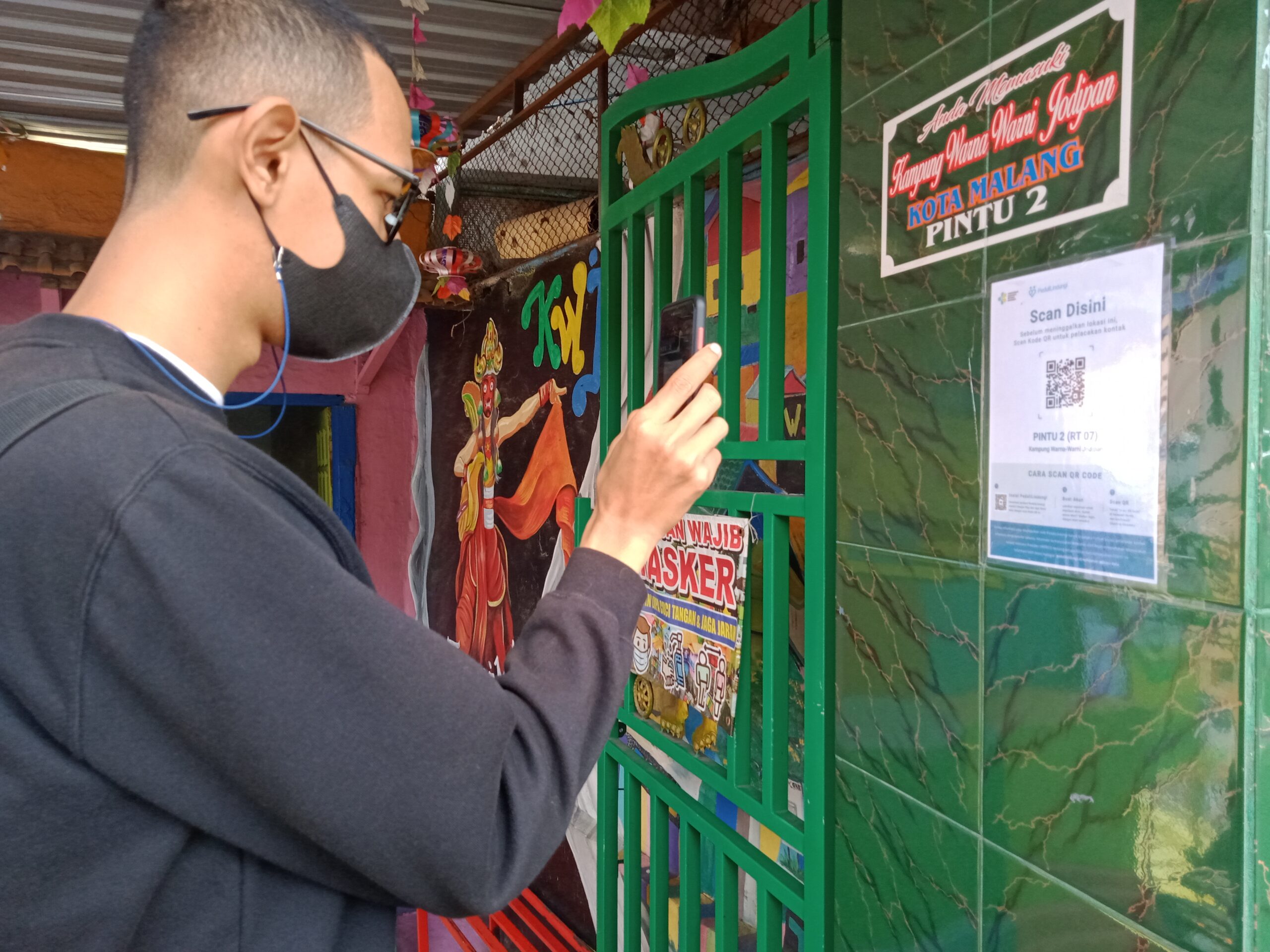 Kampung Warna-warni di Kota Malang Kembali Dibuka