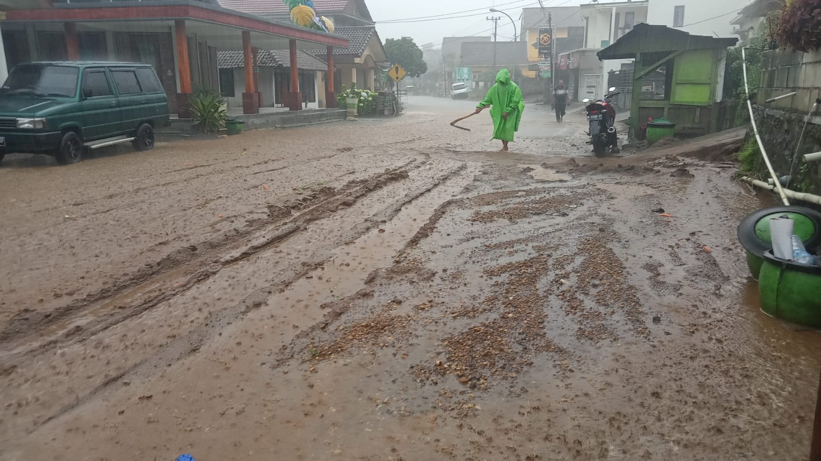Banjir Bandang Terjang Desa Bulukerto, Bumiaji Kota Batu