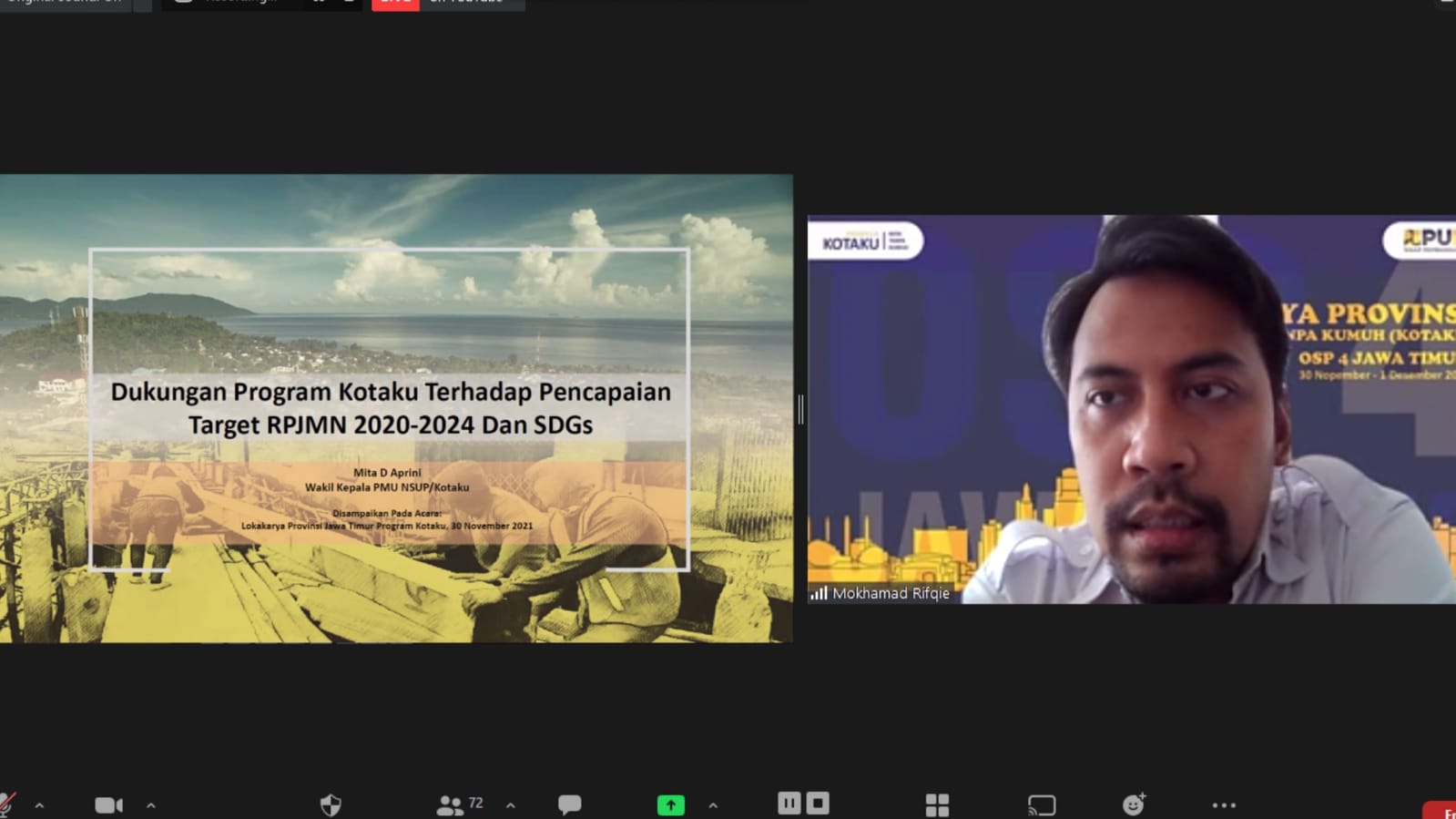 Wujudkan Jawa Timur Bebas Kumuh, Program Kotaku Gelar Lokakarya