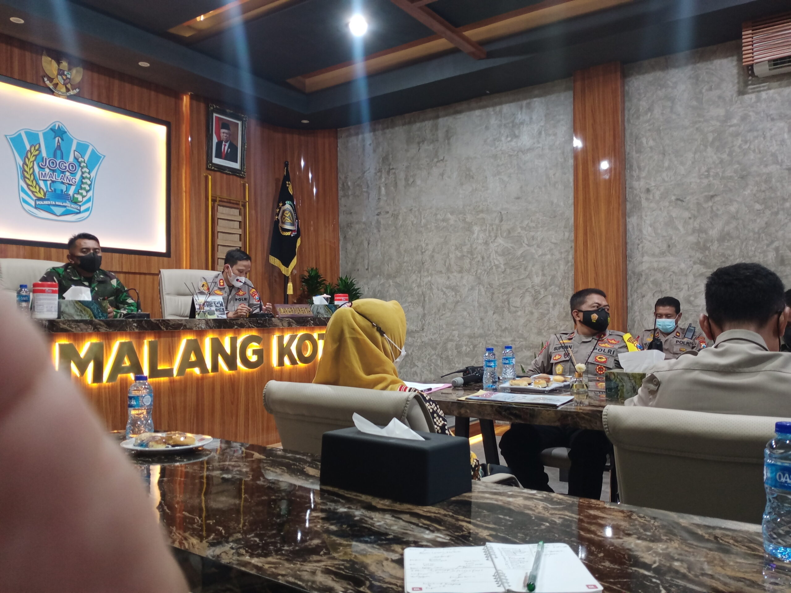 Polresta Malang Kota Rakor Jelang Kejuaraan Karate Shindoka Kota Malang