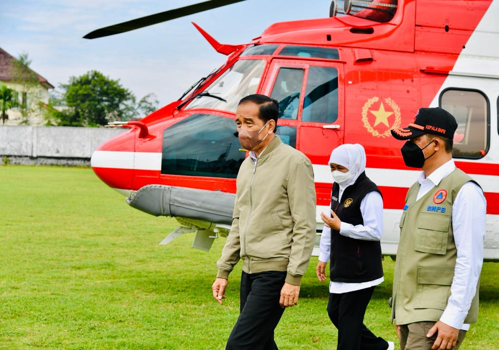 Presiden Jokowi Pastikan Kebutuhan Pengungsi Korban Erupsi Semeru Terpenuhi