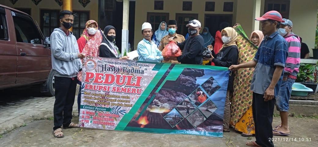 Paguyuban Pembatik Hasta Padma Gelar Lelang Untuk Korban Erupsi Gunung Semeru