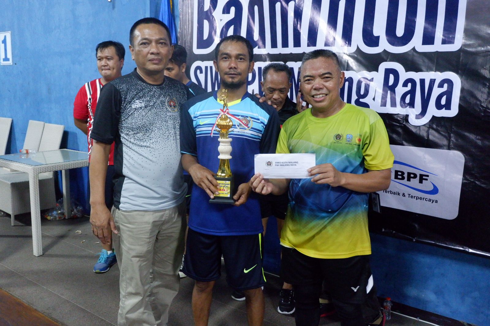 SIWO Kota Malang PWI Malang Raya Gelar Kejuaraan Bulutangkis Lintas Organisasi Profesi