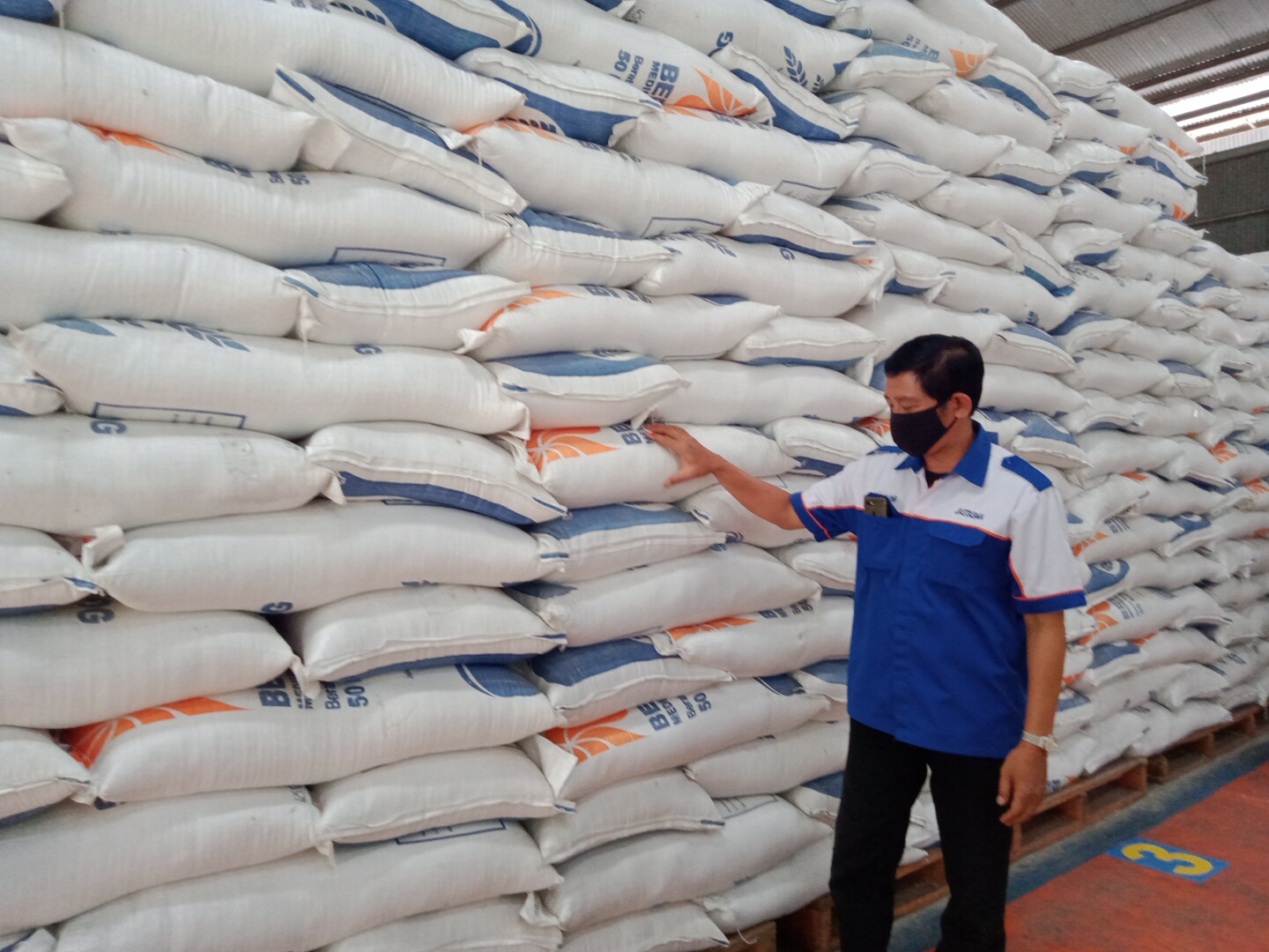 Stok Beras di Malang Aman Jelang Natal dan Tahun Baru