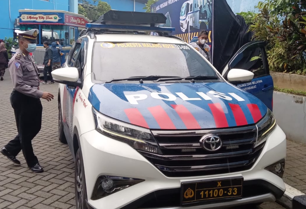 Mobil INCAR Dikerahkan saat Pengamanan Mudik di Kota Malang
