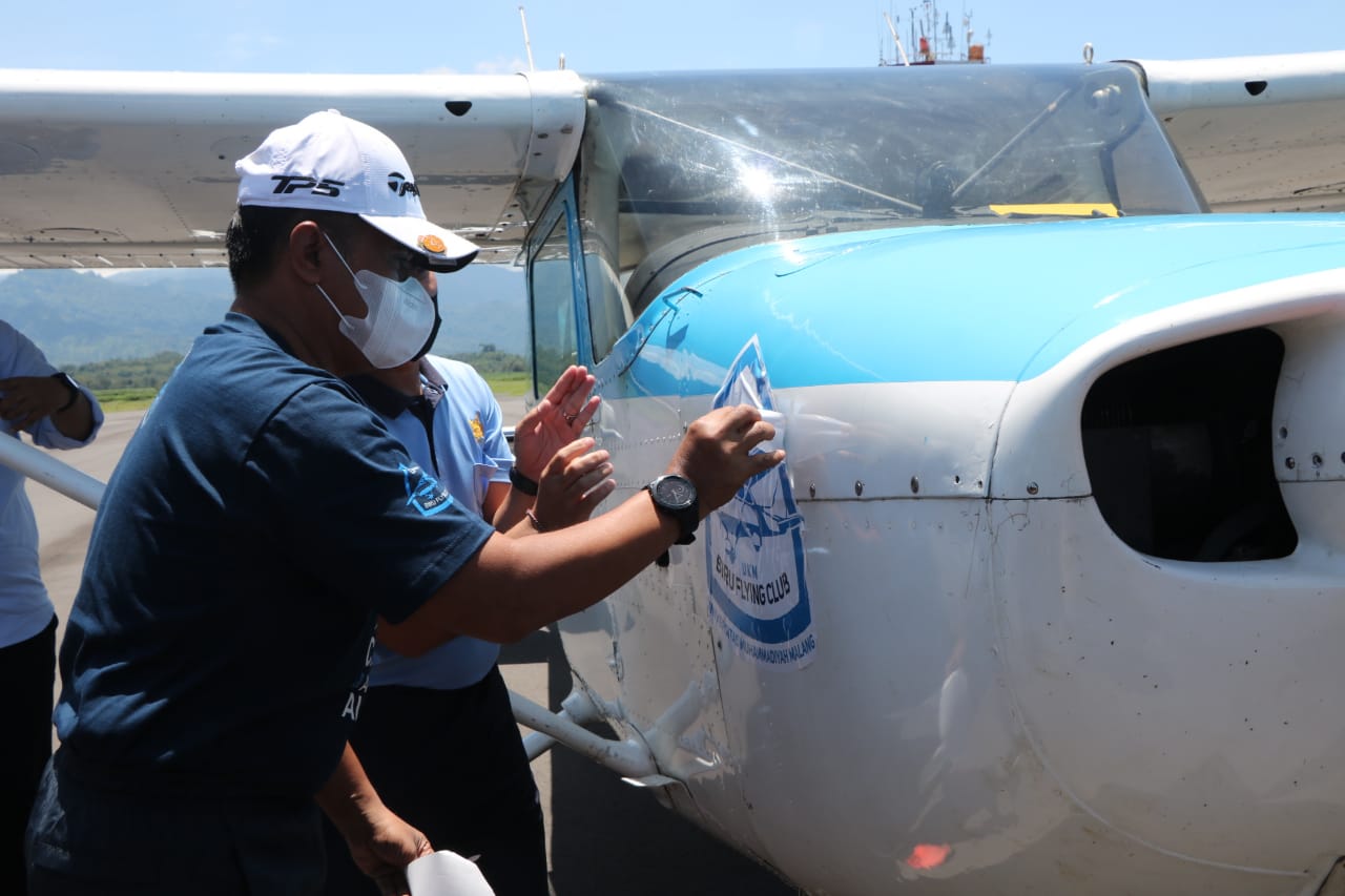 Lanud Abd Saleh dan UMM Launching Biru Flying Club