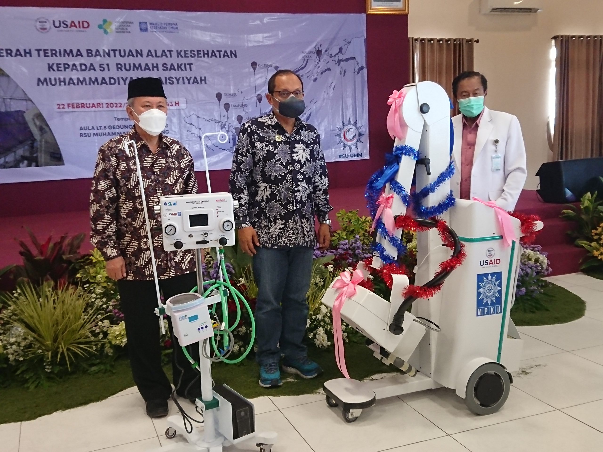 Muhammadiyah Terima Bantuan Alat Kesehatan Penanganan Covid-19 dan TBC dari USAID