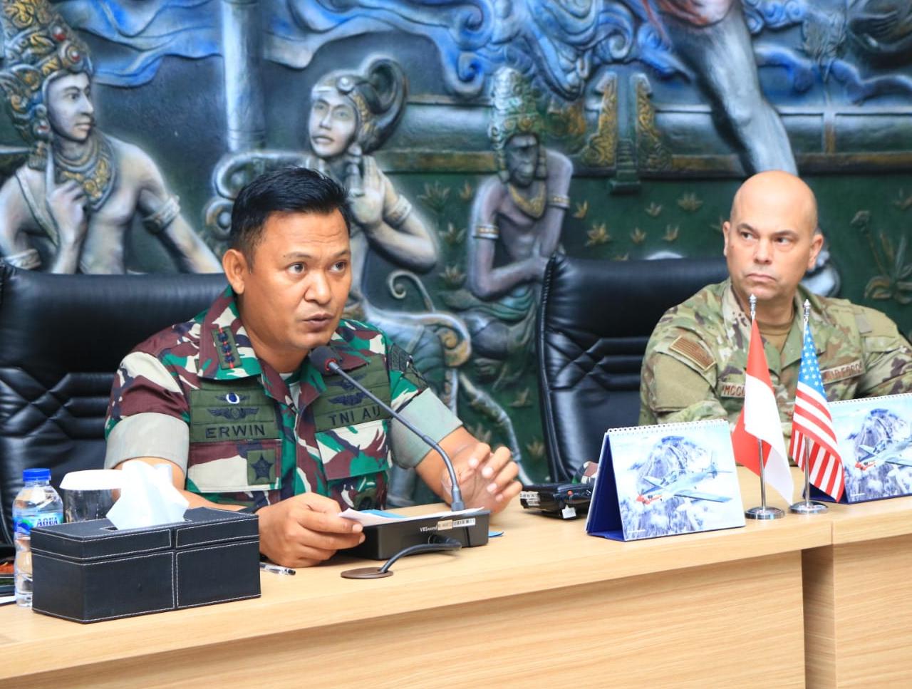 Delegasi US PACAF Bersama TNI AU Lakukan Perancangan Latihan Cope West 2022 Selama 4 Hari