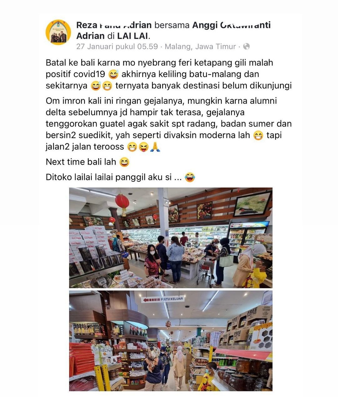 Wisatawan Positif Covid-19 Jalan-jalan ke Malang, Sutiaji Beri Tanggapan