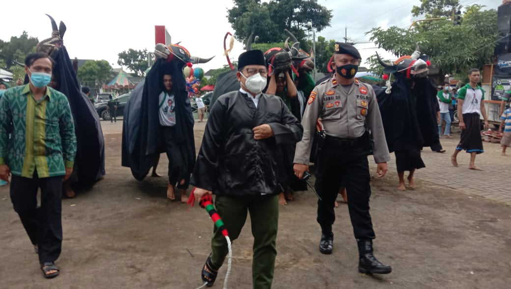 Datang ke Malang Disambut Bantengan, Muhaimin Iskandar Janji Ikut Lestarikan Seni Budaya