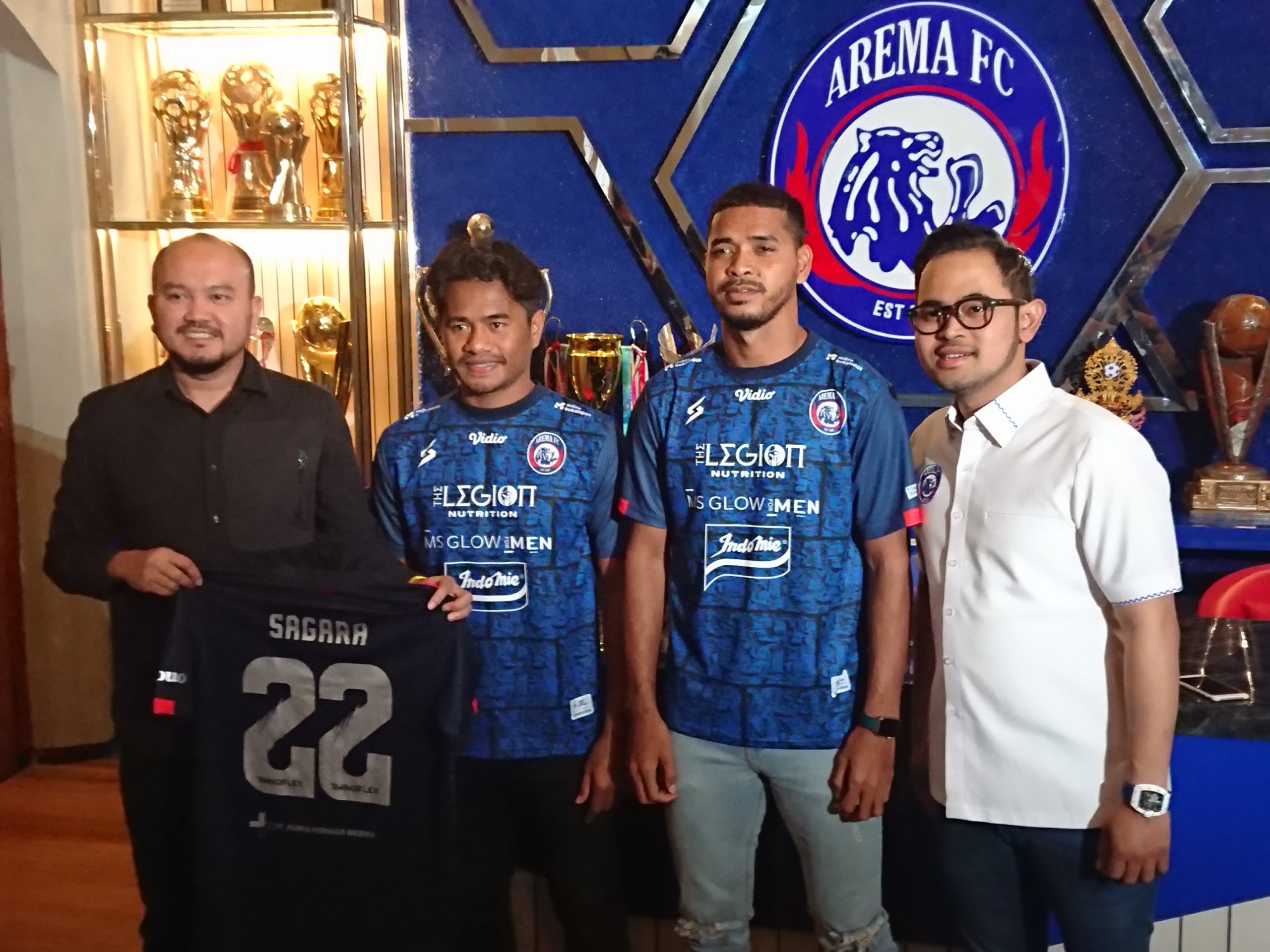 Arema FC Kenalkan Tiga Pemain Baru Kloter 2
