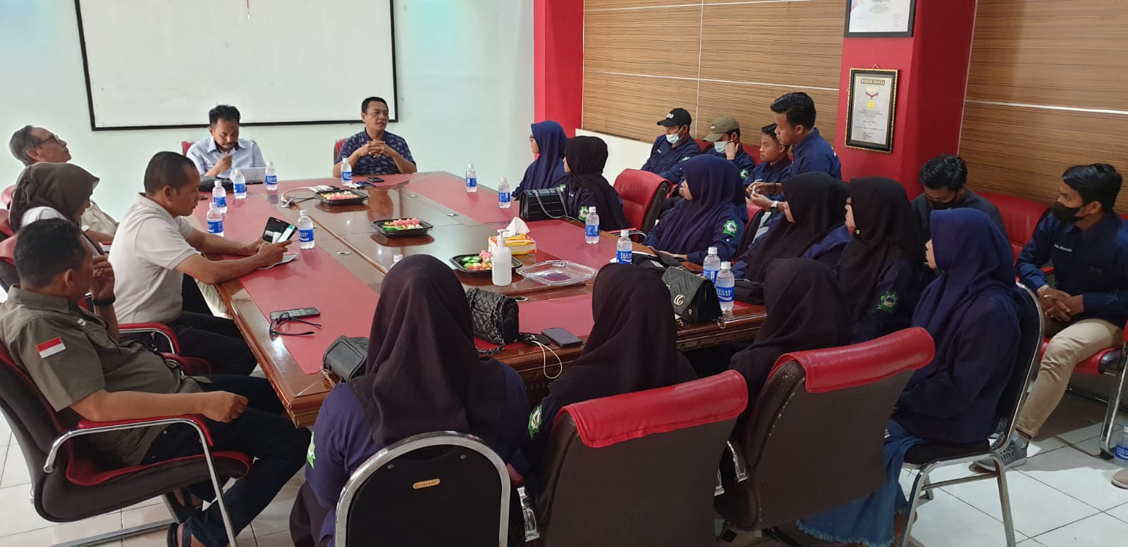 Puluhan Mahasiswa IAIN Madura ‘Sinau Bareng’ ke PWI Malang Raya