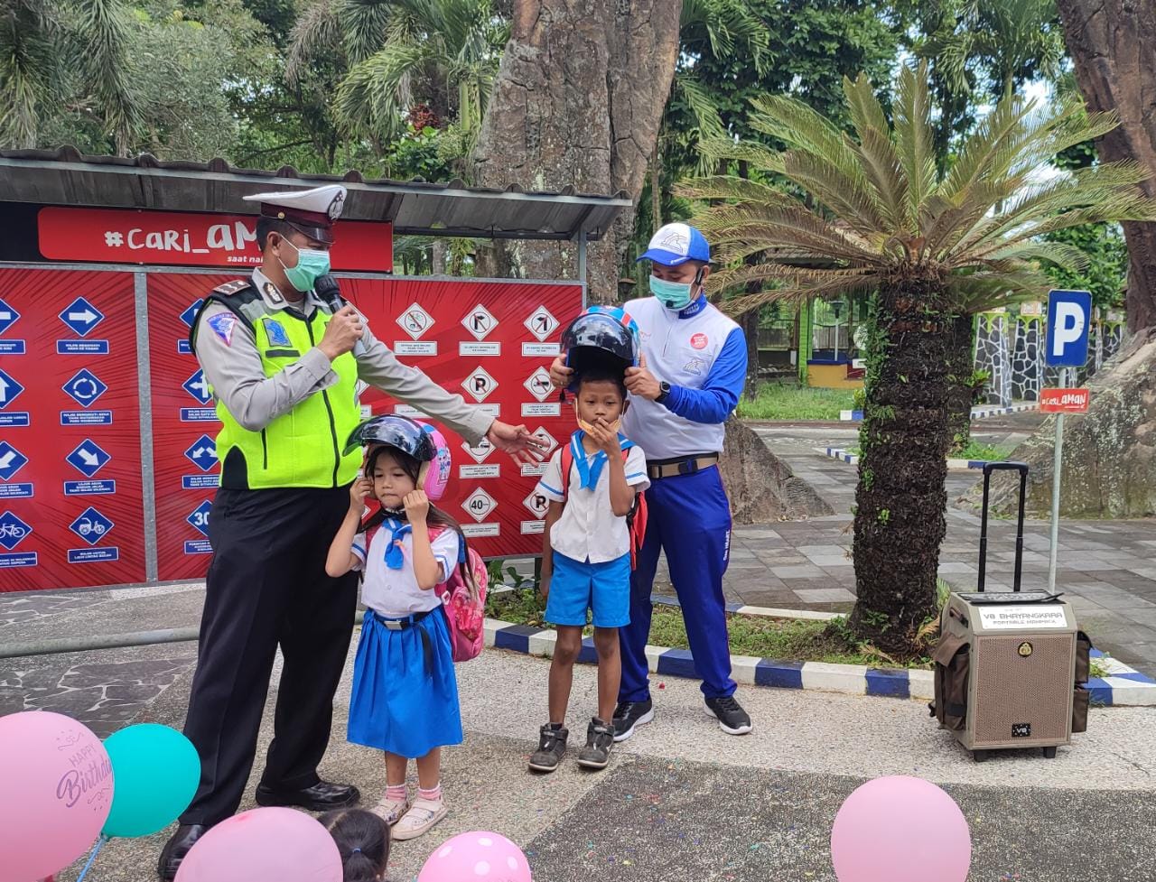 MPM Honda Jatim Beri Edukasi Anak Usia Dini di Taman Lalu Lintas