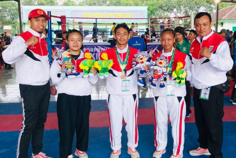 Minim Sarpras, Kickboxing Kabupaten Malang Puas Raih Tiga Medali