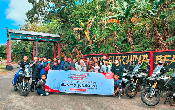 Asyiknya Sunmori Komunitas Honda Malang dan Sunmotret.id