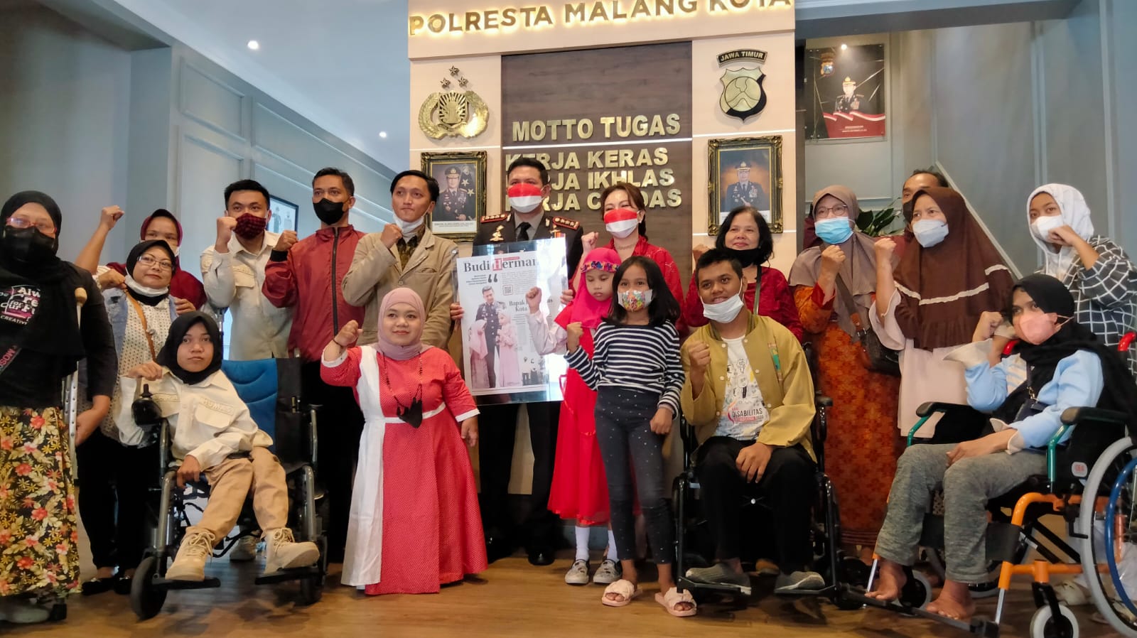 Kombespol Budi Hermanto Dinobatkan Sebagai Bapak Disabilitas Kota Malang