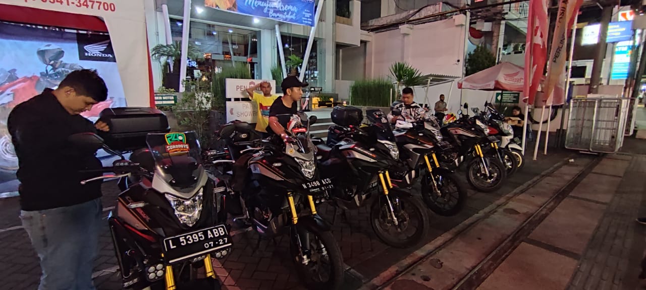 Kopdar Rutin, Komunitas Honda CB150X Malang Bahas Agenda Deklarasi