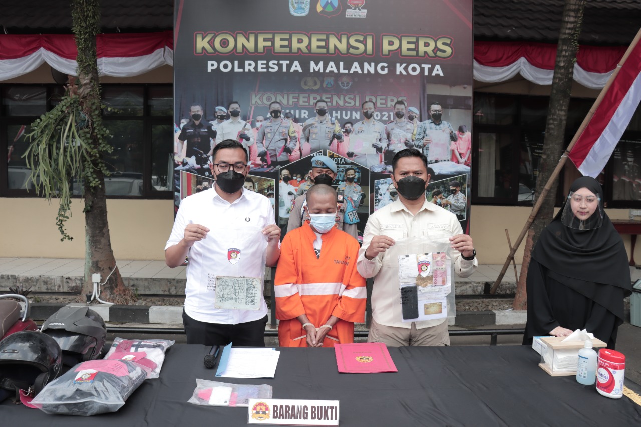 Polresta Malang Kota Sergap Dua Pelaku Judi Online