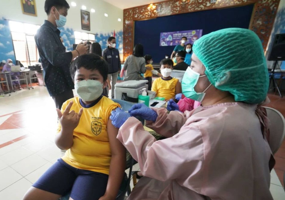 Vaksinasi Anak Dosis Kedua di Kota Batu Ditargetkan Tuntas Akhir Tahun