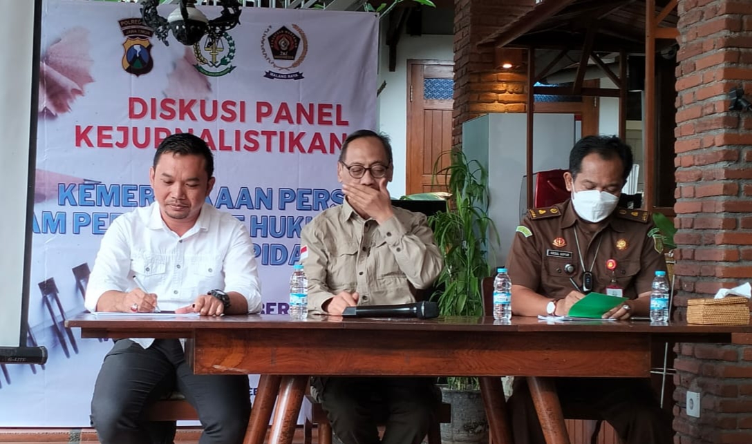 PWI Malang Raya Selenggarakan Diskusi Panel “Kemerdekaan Pers dalam Perspektif Hukum”