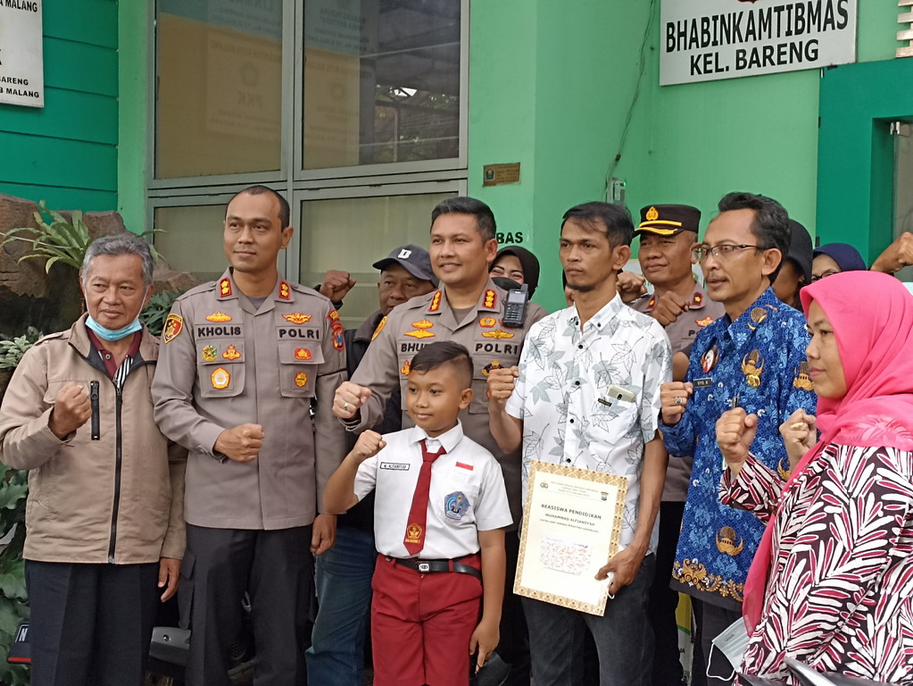 Polresta Malang Kota Jamin Pendidikan Alfiansyah hingga Jadi Polisi