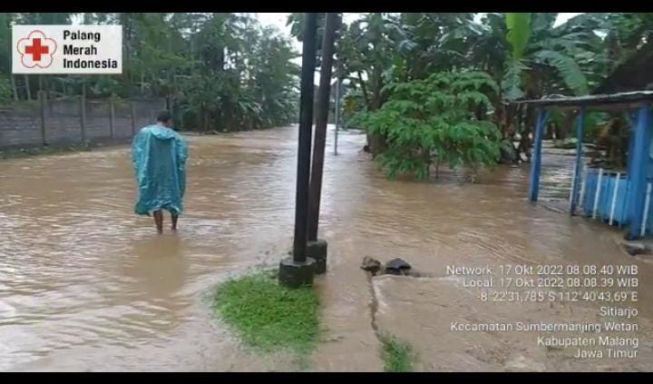 5 Kecamatan di Wilayah Kabupaten Malang Terendam Banjir dan Longsor
