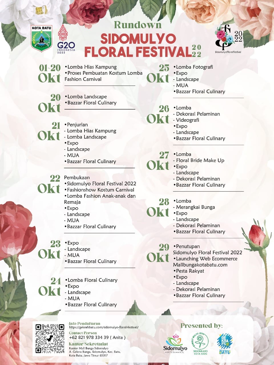 Sidomulyo Floral Festival 2022, Disparta Berkolaborasi Geliatkan Sentra Tanaman Hias di Kota Batu