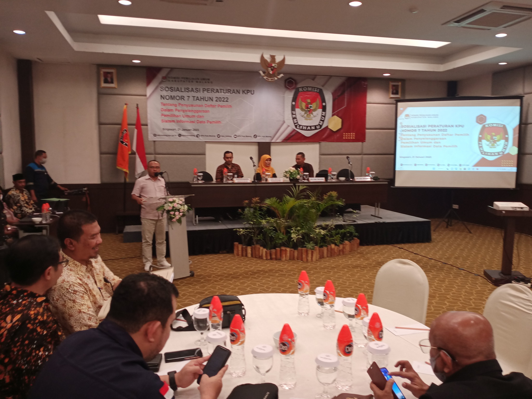 KPU Kabupaten Malang Sosialisasikan PKPU Nomor 7 Tahun 2022