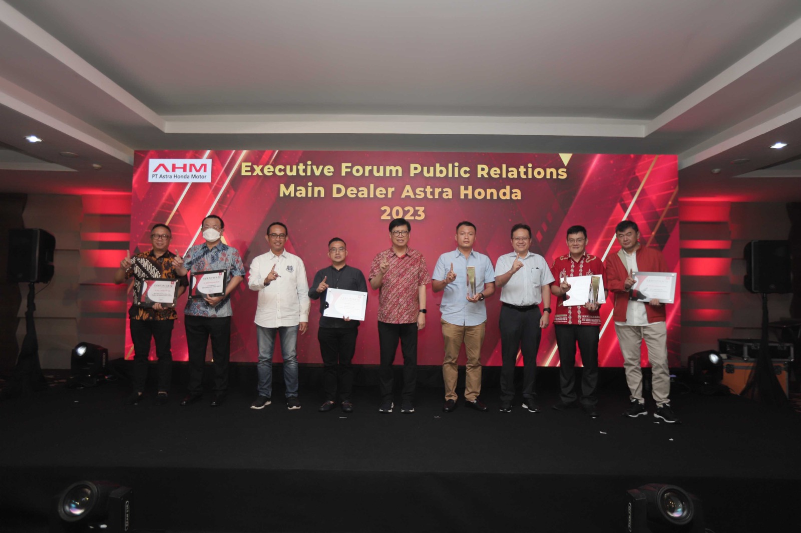MPM Honda Jatim Empat Kali Berturut-turut Raih Penghargaan di PR Honda Award