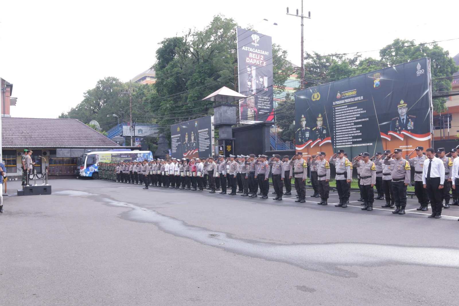 Apel Bersama Kuatkan Sinergi TNI-Polri Demi Jaga Harkamtibmas di Kota Malang