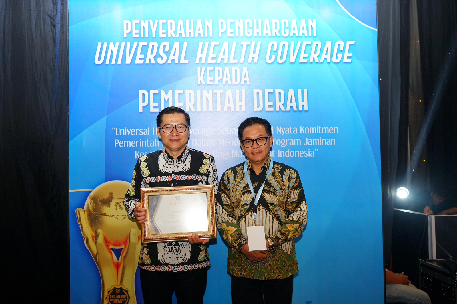 Kota Malang Dapat Penghargaan UHC Award