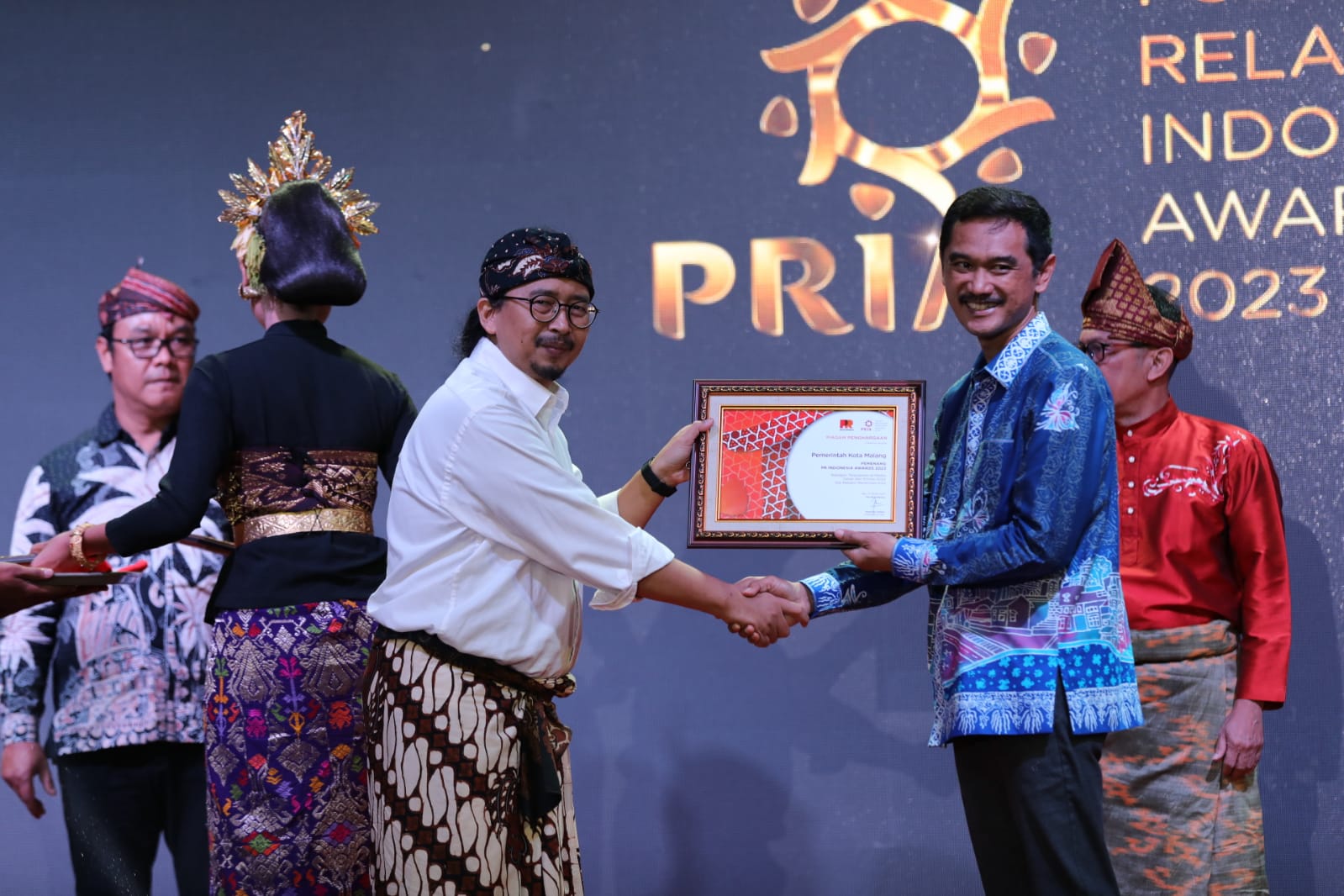 Kerja Sama Apik dengan Media, Kota Malang Terima Penghargaan PRIA Award 2023