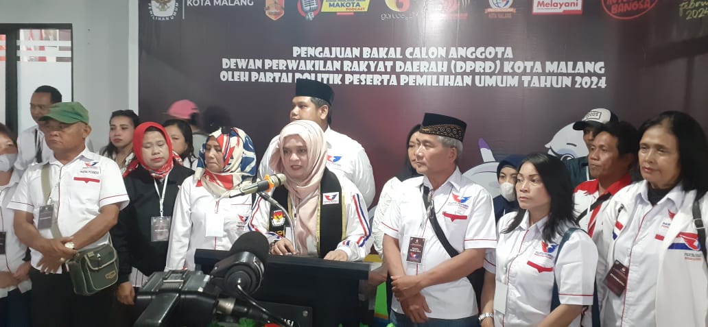Partai Perindo Daftarkan 37 Bacaleg ke KPU Kota Malang