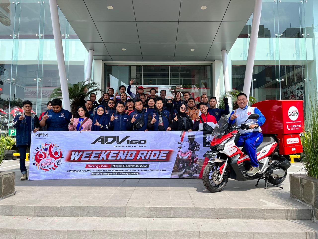 Fun Riding ADV160 Weekend Ride Seru Sambil Berbagi
