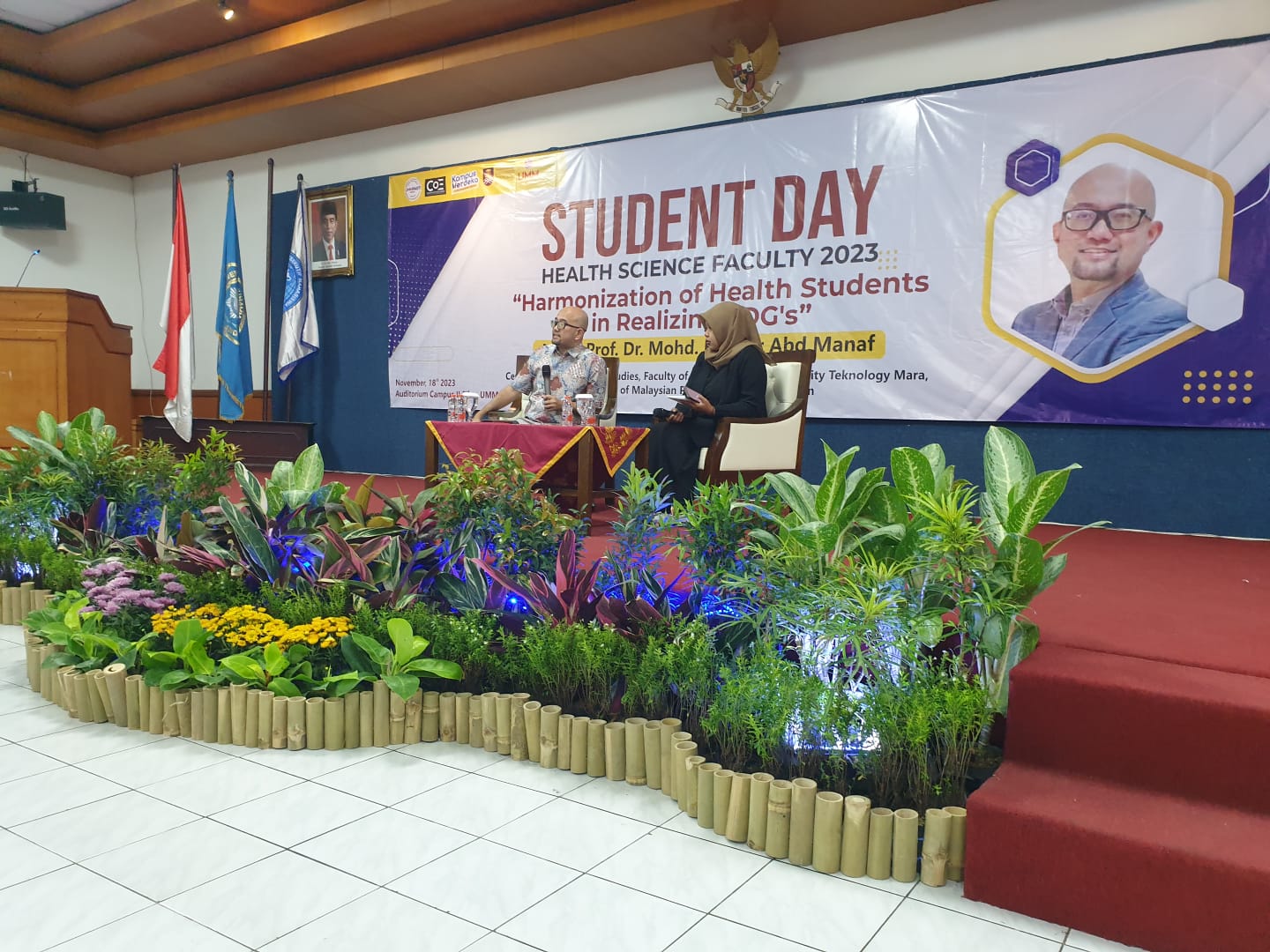 Lanjutkan Kerja Sama, Fikes UMM Undang Pakar Kesehatan Malaysia di Pembukaan Student Day