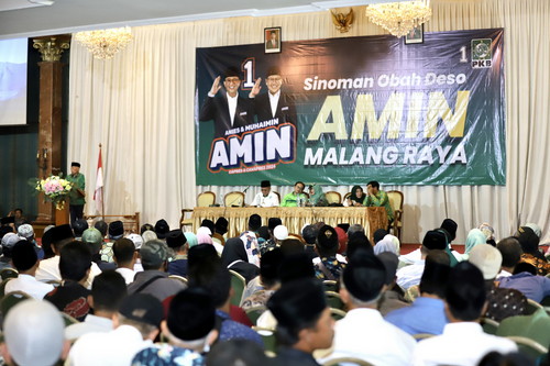 Sinoman Obah Deso Deklarasikan Dukungan Paslon AMIN