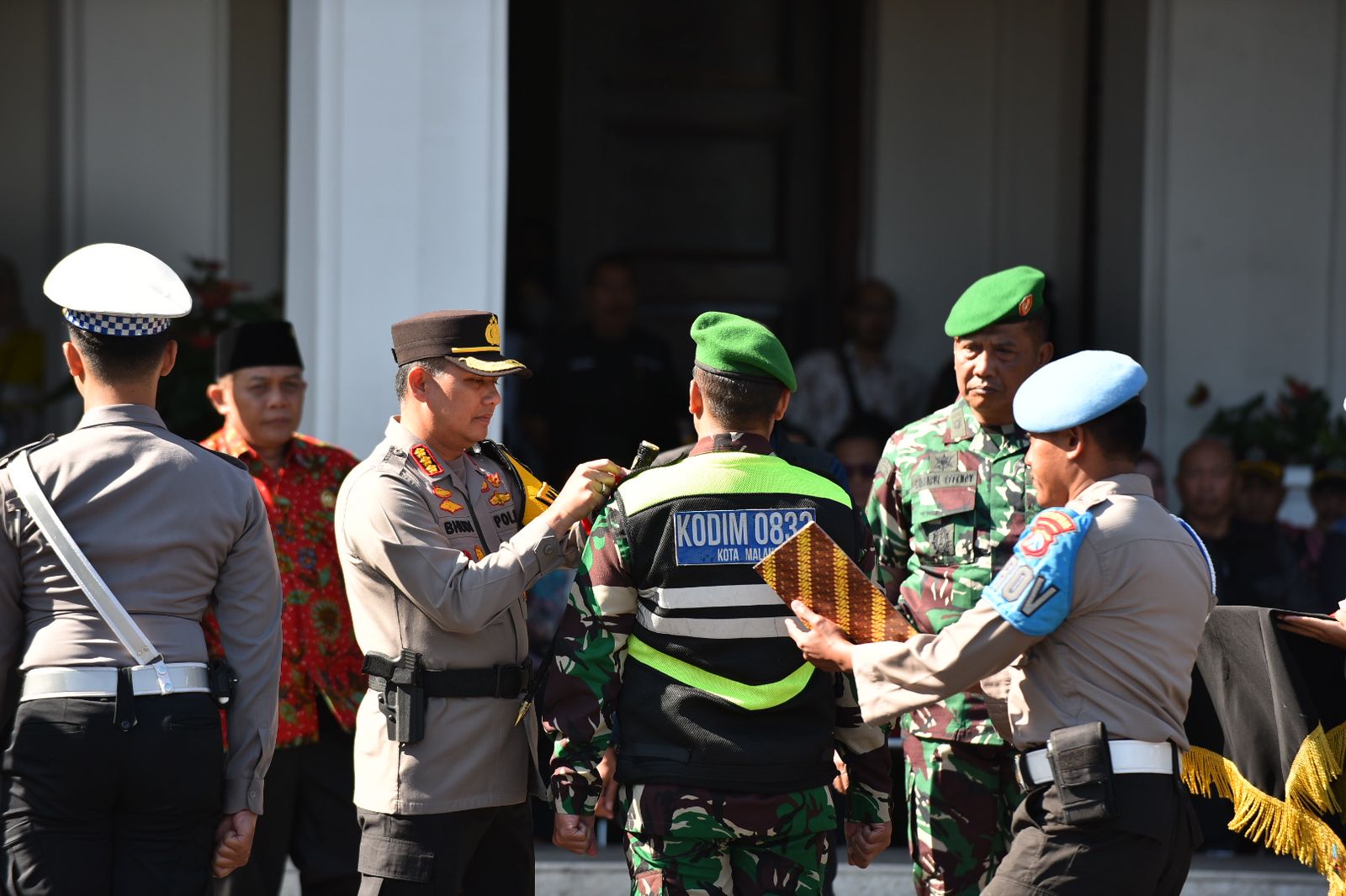 Polresta Malang Kota Siagakan Ratusan Personel Pengamanan Natal dan Tahun Baru