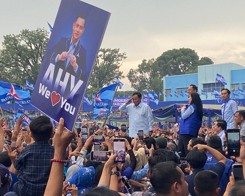Prabowo Merasa Dapat Kehormatan Besar Hadiri Kampanye Akbar Partai Demokrat di Malang