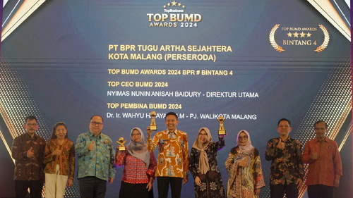Kota Malang Borong Penghargaan Top BUMD 2024
