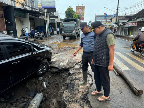 Wahyu Hidayat Minta Perbaikan Pipa Bocor di Ranugrati Secepatnya