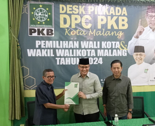 Kader PSI Ikut Pendaftaran Calon Kepala Daerah ke PKB Kota Malang