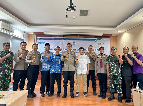 Kolaborasi dengan TNI Polri, PLN NP UP Brantas Gelar FKPM Awareness Obvitnas 2024