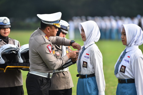 Ribuan Pelajar di Kota Malang Diajak Menjadi Pelopor Keselamatan Berlalu Lintas