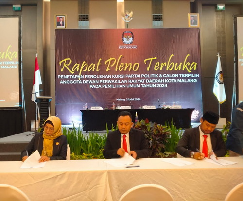 KPU Tetapkan 45 Anggota DPRD Kota Malang Terpilih, Segera Lapor LHKPN