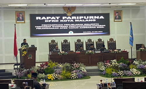 Paripurna Penyampaian Ranperda Pertanggungjawaban APBD 2023, DPRD Kota Malang Ingin Target PAD Maksimal