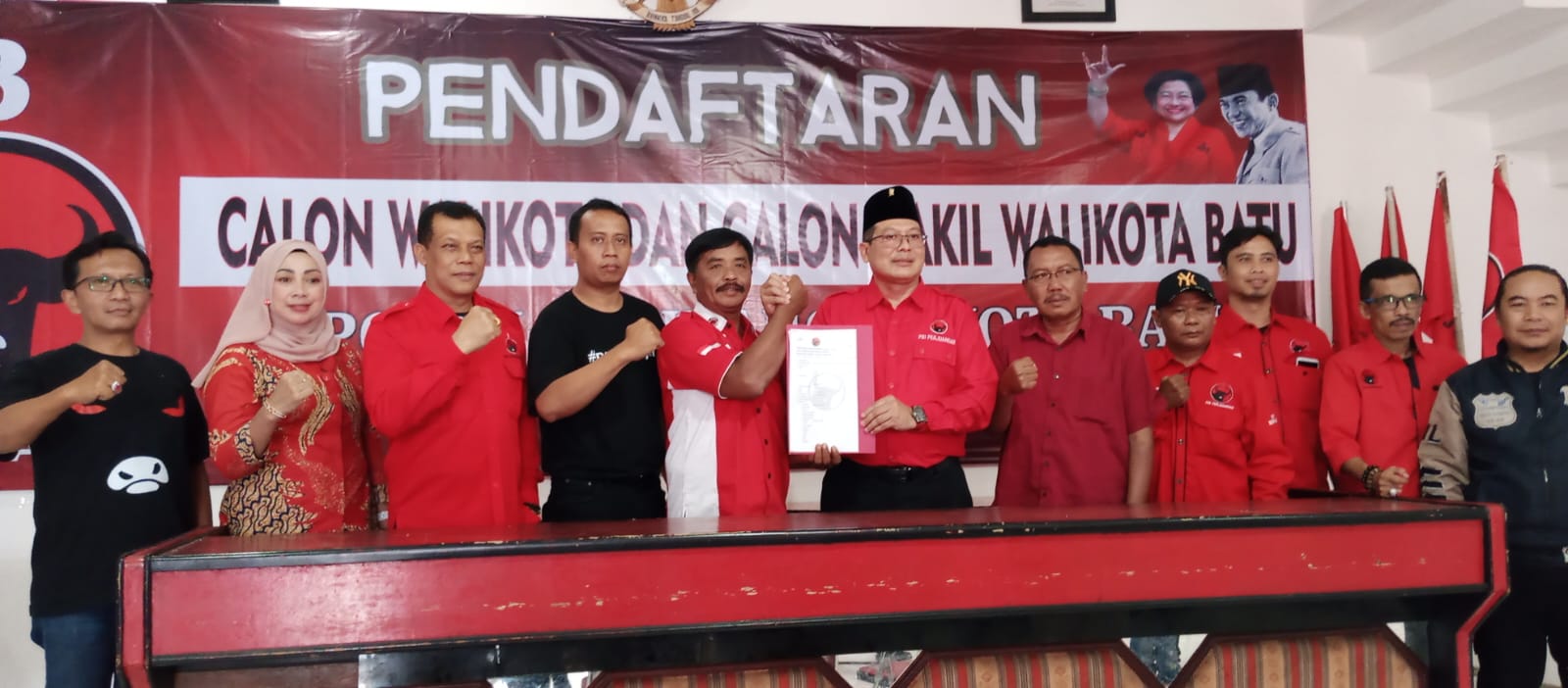 Daftar Lewat PDIP, Wakil Bupati Malang Ramaikan Bursa Pilkada Kota Batu 2024